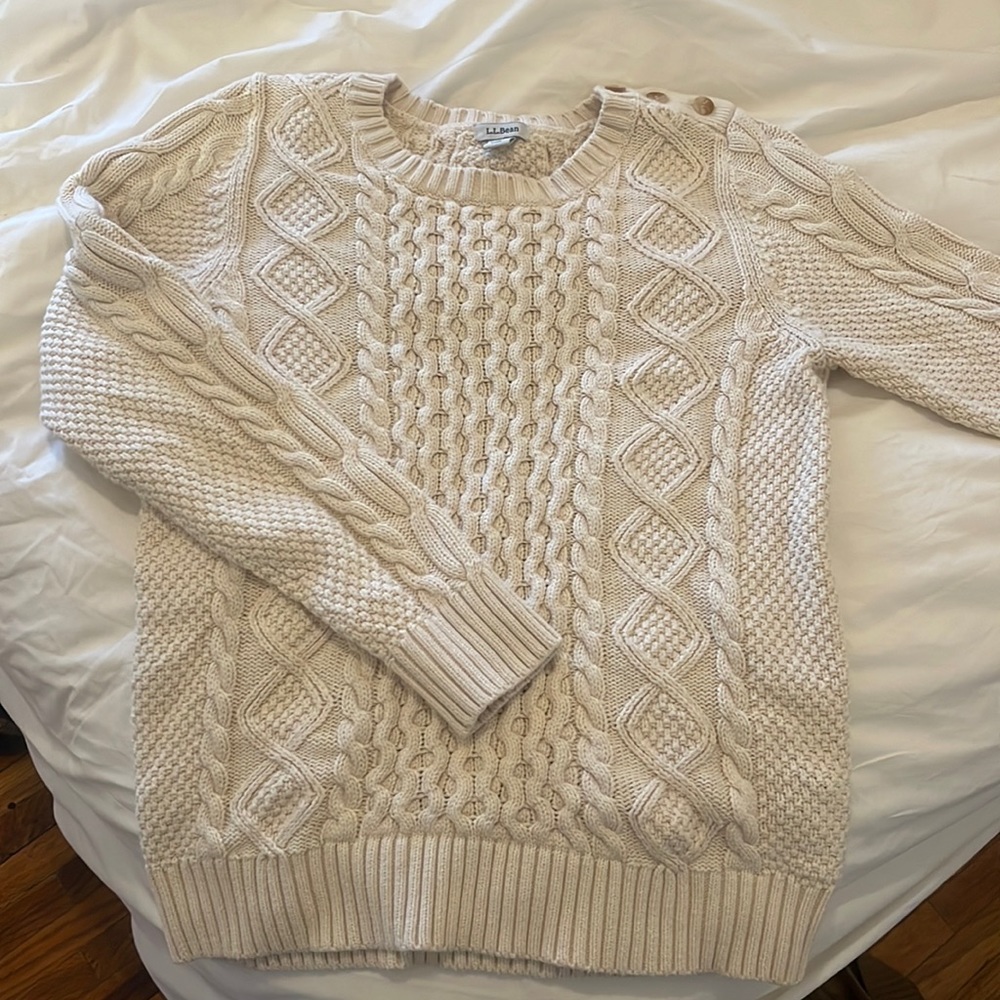 Vintage L.L. Bean fisherman sweater — excellent condition